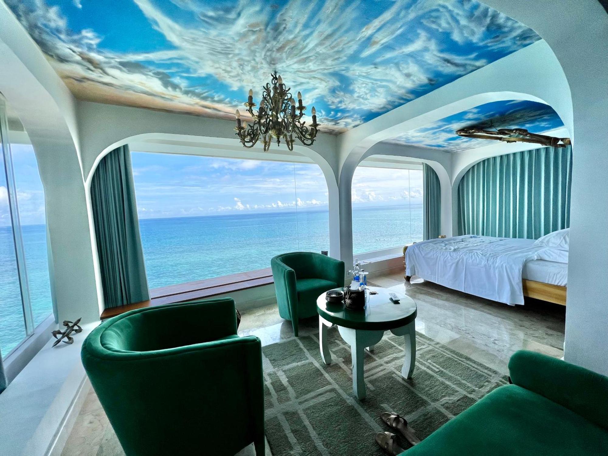 Morabito Art Cliff Villa Uluwatu Buitenkant foto